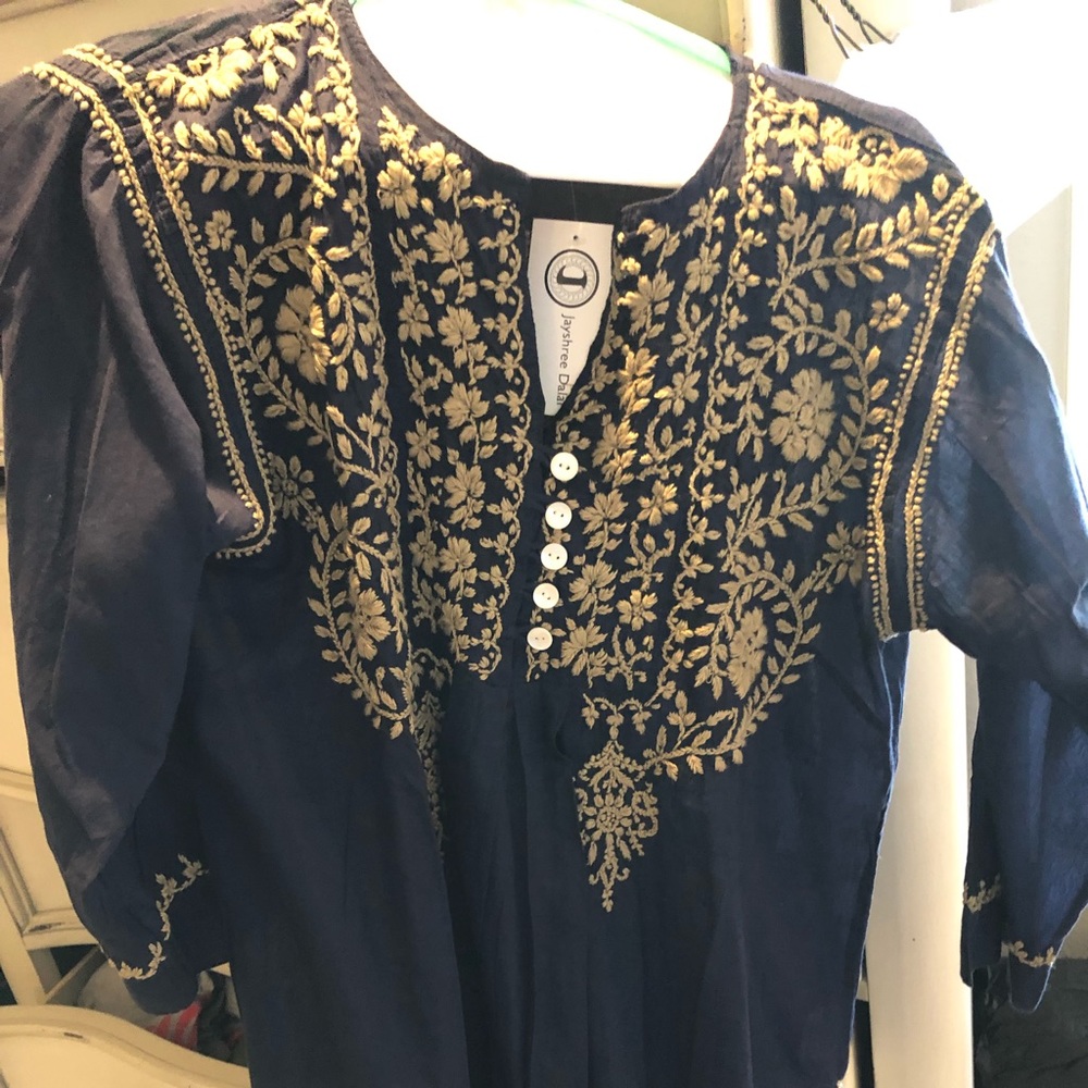 Hand embroidered tunic